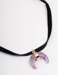 Gold Amethyst Horn Choker - link has visual effect only