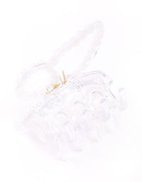 Pearl Clear Butterfly Claw Clip - link has visual effect only