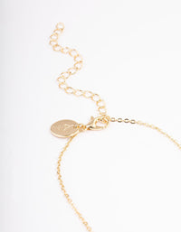 Gold Plated Angel Number '777' Layered Necklace - link has visual effect only