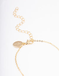 Gold Plated Angel Number '666' Layered Necklace - link has visual effect only