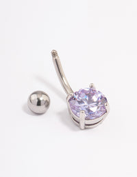 Surgical Steel Classic Claw Belly Ring - link has visual effect only