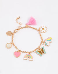 Kids Tassel Unicorn Charm Bracelet - link has visual effect only