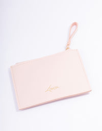 Blush Rectangle Mini Wallet - link has visual effect only