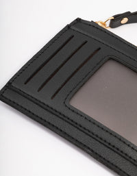 Black Rectangle Mini Wallet - link has visual effect only