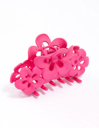 Plastic Blooming Flower Claw Clip - link has visual effect only