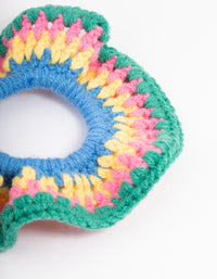 Fabric Cozy Knitted Hair Scrunchie - link has visual effect only