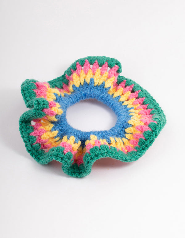 Fabric Cozy Knitted Hair Scrunchie