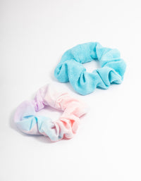 Fabric Tie Dye Hair Scrunchie Pack - link has visual effect only