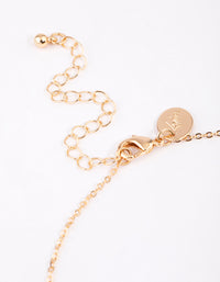 Gold Mushroom Pendant Necklace - link has visual effect only