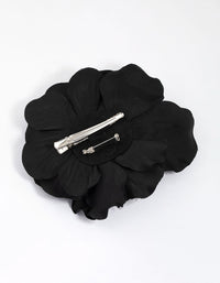 Black Fabric Trio Rose Large Corsage - link has visual effect only