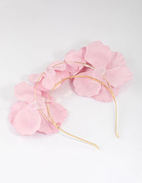 Pink Mixed Velvet 3D Flower Headband - link has visual effect only