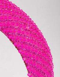 Mixed Diagonal Diamante Headband - link has visual effect only