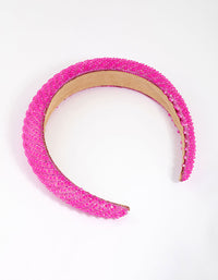 Mixed Diagonal Diamante Headband - link has visual effect only