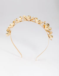 Gold Large Flower Headband - link has visual effect only