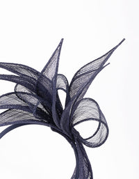 Sinamay Flower Leaf Fascinator - link has visual effect only