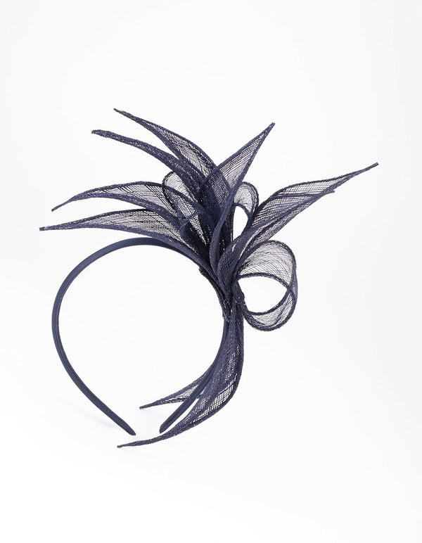 Sinamay Flower Leaf Fascinator