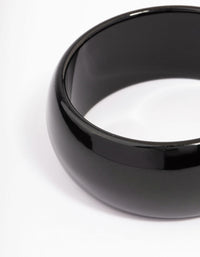 Black Statement Thick Bangle Pack - link has visual effect only