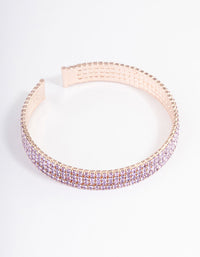 Rose Gold Classic Cup Chain Wrist Cuff - link has visual effect only