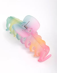 Rainbow Gradient Hair Claw Clip - link has visual effect only