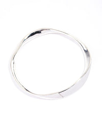 Silver Warped Bangle & Polishing Set - link has visual effect only