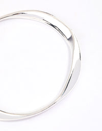 Silver Warped Bangle & Polishing Set - link has visual effect only