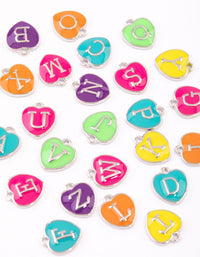 Kids Rhodium Charm Letter Kit - link has visual effect only