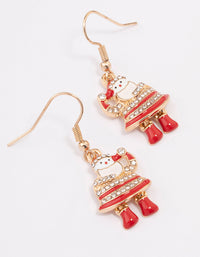 Gold Santa Marble Drop Earrings - link has visual effect only