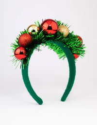 Bauble Tinsel Headband - link has visual effect only