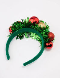 Bauble Tinsel Headband - link has visual effect only