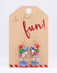 Christmas Bell Shaker Drop Earrings - link has visual effect only