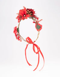 Rose Pine Cone Halo Headband - link has visual effect only