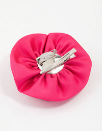 Fuchsia Elegant Rose Hair Clip - link has visual effect only