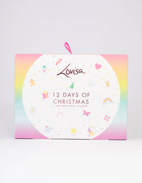 Kids Tropical Christmas Charm Bracelet 12 Days of Christmas Advent Calendar - link has visual effect only