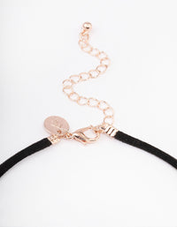 Rose Gold Large Puffy Love Heart Pendant Necklace - link has visual effect only