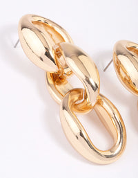 Gold Multi Drop Statement Drop Earrings - link has visual effect only