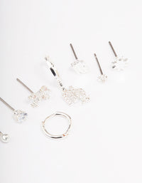 Silver Plated Virgo Earring Pack - link has visual effect only