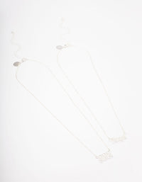 Silver Plated Angel Number '999' Necklace Pack - link has visual effect only