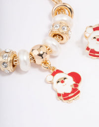 Kids Gold Christmas Santa Bracelet & Ring Pack - link has visual effect only