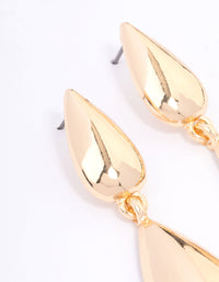 Gold Teardrop Earrings - link has visual effect only