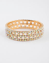 Gold Checkered Sparkle Bracelet - link has visual effect only