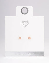 Sterling Silver Blush Fireball Stud Earrings - link has visual effect only