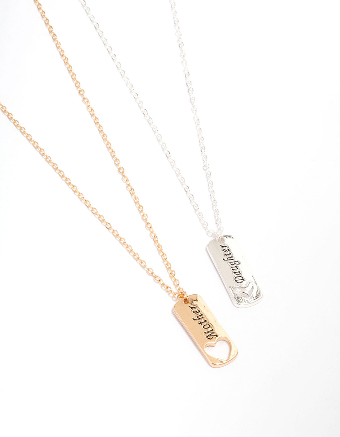 Mixed Metal Mother Daughter Necklace Pack Lovisa