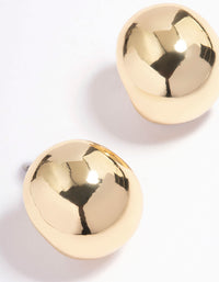 Gold Plated Mini Ball Stud Earrings - link has visual effect only