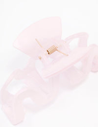 Lilac Wavy Hair Claw Clip - link has visual effect only