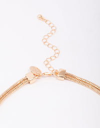 Gold Graduating Ball Layered Necklace - link has visual effect only