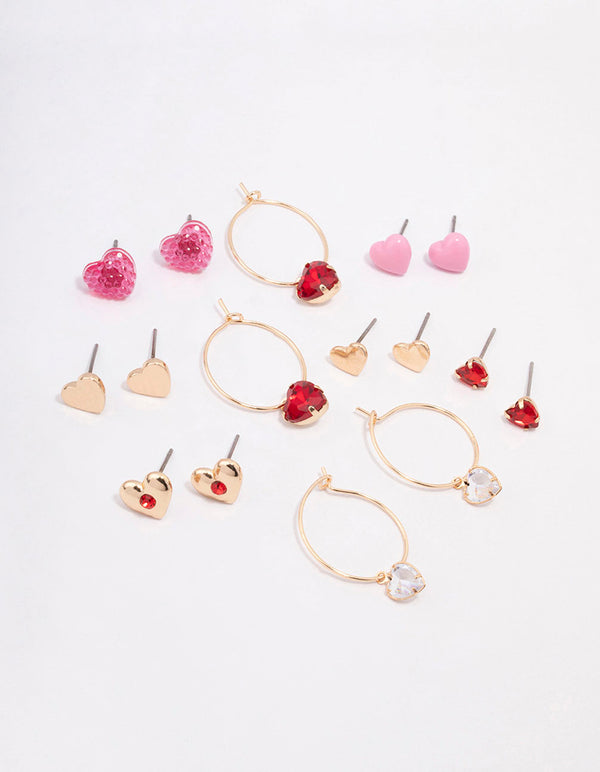 Cute deals heart earrings