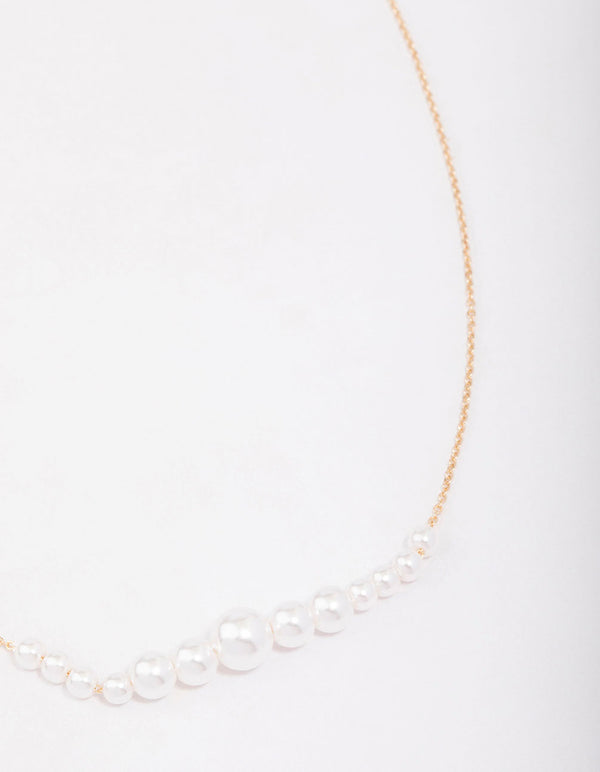 White gold short deals necklace