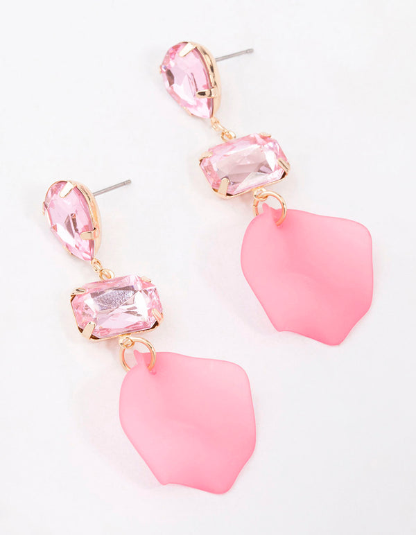 Pastel deals pink earrings