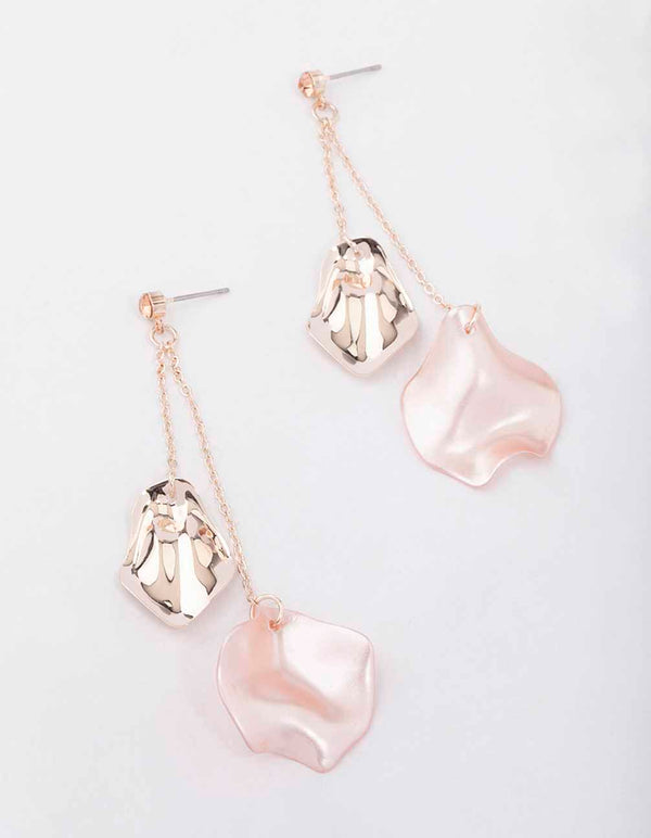 Blush crystal deals earrings