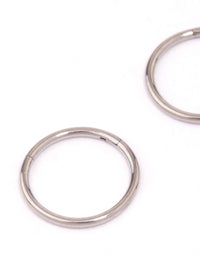 Titanium Sleeper Earrings 10mm - link has visual effect only